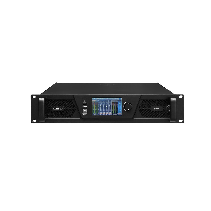 CAF four-channel class-D DSP power amplifier